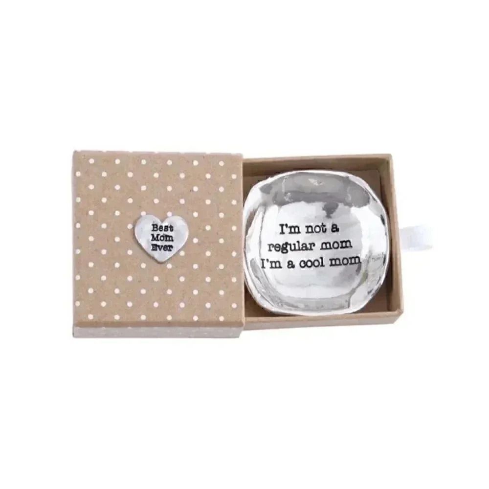 Mud Pie A COOL MOM METAL MINI TRINKET DISH